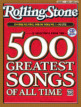 ROLLING STONE 500 GREATEST SONGS OF ALL TIME #1 FLUTE BK/CD cover